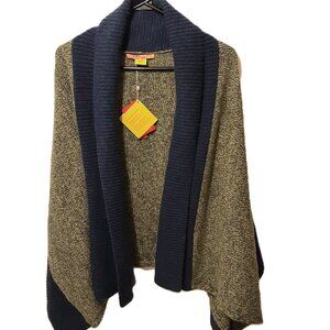 KUNA 100% Baby Alpaca Cape Poncho Open Cardigan Made in Peru Slow Fashion Luxury